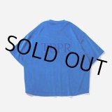 画像: TIGHTBOOTH/STRAIGHT UP VELOUR T-SHIRT（Blue）［ベロアT-23秋冬］