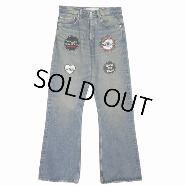 画像1: DAIRIKU/"Northern Soul" Flare Denim Pants（Mud Indigo） 【40%OFF】［"ノーザンソウル"フレアデニムパンツ-23秋冬］ (1)