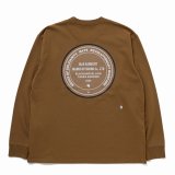 画像: RATS/CIRCLE MGM LS TEE（BROWN） 【30%OFF】［プリント長袖T-23秋冬］