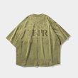 画像1: TIGHTBOOTH/STRAIGHT UP VELOUR T-SHIRT（Olive）［ベロアT-23秋冬］ (1)