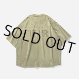 画像: TIGHTBOOTH/STRAIGHT UP VELOUR T-SHIRT（Olive）［ベロアT-23秋冬］