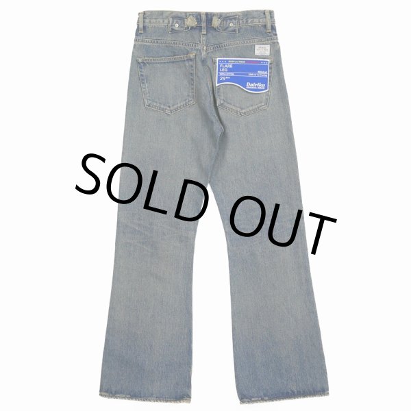 画像2: DAIRIKU/"Northern Soul" Flare Denim Pants（Mud Indigo） 【40%OFF】［"ノーザンソウル"フレアデニムパンツ-23秋冬］ (2)