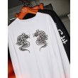 画像4: BlackEyePatch/DRAGON L/S TEE（WHITE） (4)