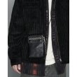 画像5: CALEE/STUDS LEATHER SHOULDER POUCH（BLACK）［スタッズレザーショルダーポーチ-23秋冬］ (5)