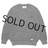 画像: WACKO MARIA/CLASSIC KNIT SWEATER（GRAY）［クラシックニットセーター-23秋冬］