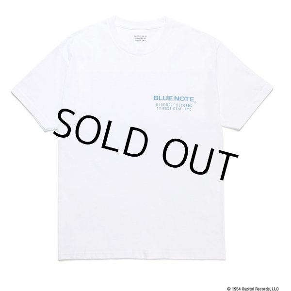 画像2: WACKO MARIA/BLUE NOTE / T-SHIRT（TYPE-2）（WHITE）［プリントT-23秋冬］ (2)