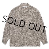 画像: WACKO MARIA/LEOPARD OPEN COLLAR SHIRT（BEIGE）［レオパードオープンカラーシャツ-23秋冬］