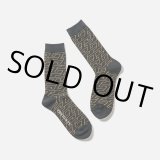 画像: TIGHTBOOTH/T JACQUARD SOCKS（Black）［ジャガードソックス-23秋冬］