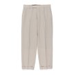 画像2: WACKO MARIA/DORMEUIL / PLEATED TROUSERS（TYPE-2）（LIGHT BEIGE）［ワンタックスラックス(TYPE-2)-23秋冬］ (2)