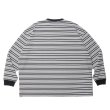 画像2: COOTIE PRODUCTIONS/Supima Border Oversized L/S Tee（Black）［ボーダーオーバーサイズ長袖T-23秋冬］ (2)