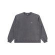 画像1: BlackEyePatch/SMALL OG LABEL PIGMENT DYED CREW SWEAT（CHARCOAL） (1)