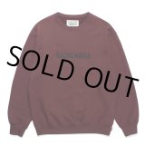 画像: WACKO MARIA/MIDDLE WEIGHT CREW NECK SWEAT SHIRT（BURGUNDY）［クルーネックスウェット-23秋冬］