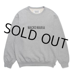 画像: WACKO MARIA/MIDDLE WEIGHT CREW NECK SWEAT SHIRT（GRAY）［クルーネックスウェット-23秋冬］