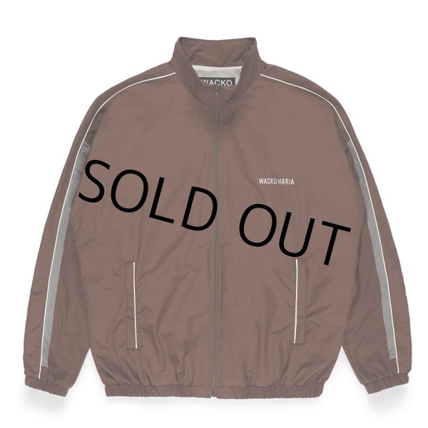 画像1: WACKO MARIA/NYLON TRACK JACKET（BROWN）［ナイロントラックJKT-23秋冬］ (1)