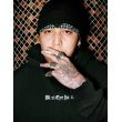 画像2: BlackEyePatch/OE LOGO EMBROIDERED HOODIE（BLACK） (2)