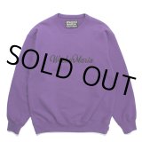 画像: WACKO MARIA/HEAVY WEIGHT CREW NECK SWEAT SHIRT（PURPLE）［クルーネックスウェット-23秋冬］