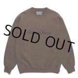 画像: WACKO MARIA/HEAVY WEIGHT CREW NECK SWEAT SHIRT（BROWN）［クルーネックスウェット-23秋冬］