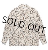 画像: WACKO MARIA/LEOPARD OPEN COLLAR SHIRT（WHITE）［レオパードオープンカラーシャツ-23秋冬］