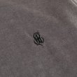 画像3: CALEE/EMBROIDERY VELOUR CREW NECK SW（CHARCOAL）［ベロアクルーネック-23秋冬］ (3)