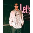 画像3: WACKO MARIA/LEOPARD OPEN COLLAR SHIRT（WHITE）［レオパードオープンカラーシャツ-23秋冬］ (3)