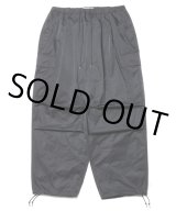 画像: COOTIE PRODUCTIONS/Memory Polyester Twill Error Fit Cargo Easy Pants（Black）［エラーフィットカーゴイージーパンツ-23秋冬］