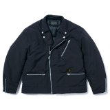 画像: ROUGH AND RUGGED/DOUBLES（BLACK） 【30%OFF】［ナイロンダブルライダースJKT-23秋冬］