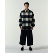 画像4: COOTIE PRODUCTIONS/CA/W Flannel Shin Cut Wide Easy Trousers（Black）［シンカットワイドイージートラウザース-23秋冬］ (4)