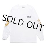 画像: WACKO MARIA/TIM LEHI / LONG SLEEVE T-SHIRT（WHITE）［刺繍+プリント長袖T-23秋冬］