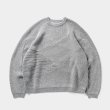 画像1: TIGHTBOOTH/SPLICE KNIT SWEATER（Gray） 【30%OFF】［ニットセーター-23秋冬］ (1)