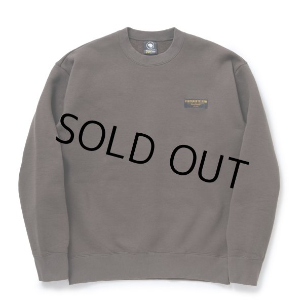 画像1: RATS/CREW NECK SWEAT BAR TAG（KHAKI）［クルーネックスウェット-23秋冬］ (1)