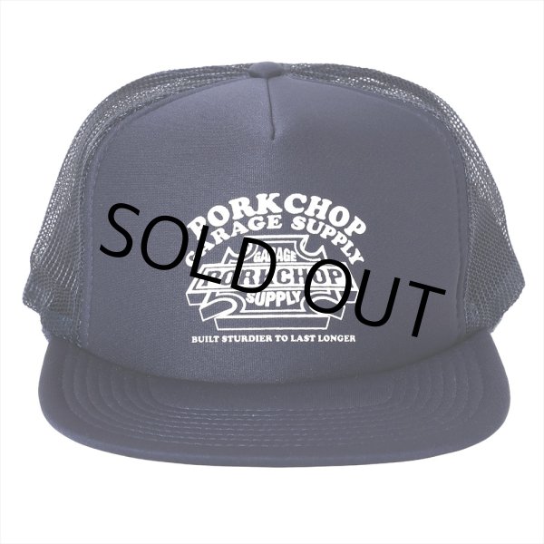 画像1: PORKCHOP/3D B&S MESH CAP（NAVY）［メッシュキャップ-23秋冬］ (1)