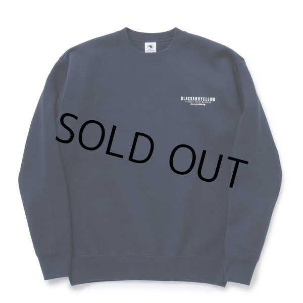 画像1: RATS/SCRIPT BIG LOGO CREW NECK SWEAT（NAVY）［クルーネックスウェット-23秋冬］ (1)