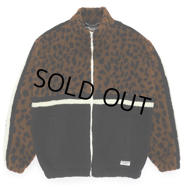 画像1: WACKO MARIA/LEOPARD BOA TRACK JACKET（BROWN）［レオパードボアトラックJKT-23秋冬］ (1)