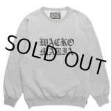 画像: WACKO MARIA/HEAVY WEIGHT CREW NECK SWEAT SHIRT（GRAY）［クルーネックスウェット-23秋冬］