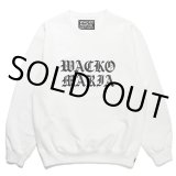 画像: WACKO MARIA/HEAVY WEIGHT CREW NECK SWEAT SHIRT（WHITE）［クルーネックスウェット-23秋冬］