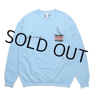 画像: WACKO MARIA/SWEAT SHIRT（BLUE）［クルーネックスウェット-23秋冬］