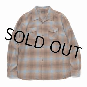 画像: 【30%OFF】RATS/COTTON RAYON CHECK SHIRT（BROWN CHECK）［コットンレーヨンチェックシャツ-23秋冬］