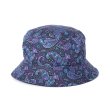 画像2: CHALLENGER/PAISLEY HAT（CHARCOAL/PURPLE）［ペイズリーハット-24春夏］ (2)