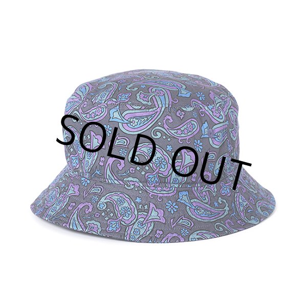 画像2: CHALLENGER/PAISLEY HAT（CHARCOAL/PURPLE）［ペイズリーハット-24春夏］ (2)