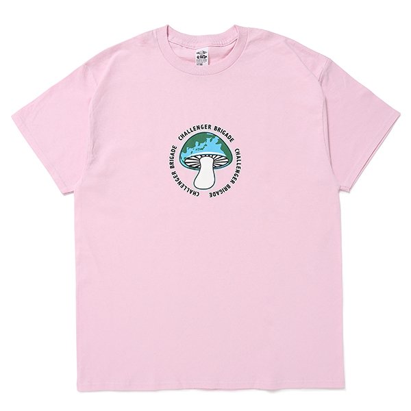 画像1: CHALLENGER/SHROOM TEE（PINK）［プリントT-24春夏］ (1)