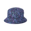 画像1: CHALLENGER/PAISLEY HAT（CHARCOAL/PURPLE）［ペイズリーハット-24春夏］ (1)