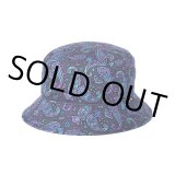 画像: CHALLENGER/PAISLEY HAT（CHARCOAL/PURPLE）［ペイズリーハット-24春夏］