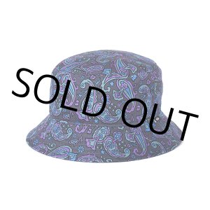 画像: CHALLENGER/PAISLEY HAT（CHARCOAL/PURPLE）［ペイズリーハット-24春夏］