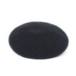 画像1: CHALLENGER/COTTON BERET（BLACK）［コットンベレー帽-24春夏］ (1)