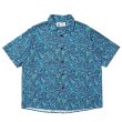 画像1: CHALLENGER/S/S PAISLEY SHIRT（BLUE GRAY/PURPLE）［ペイズリーシャツ-24春夏］ (1)