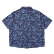 画像2: CHALLENGER/S/S PAISLEY SHIRT（CHARCOAL/PURPLE）［ペイズリーシャツ-24春夏］ (2)