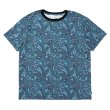 画像1: CHALLENGER/S/S PAISLEY TEE（BLUE GRAY/PURPLE）［ペイズリーT-24春夏］ (1)