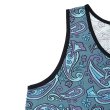 画像3: CHALLENGER/PAISLEY TANKTOP（BLUE GRAY/PURPLE）［ペイズリータンクトップ-24春夏］ (3)