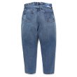 画像2: CHALLENGER/WIDE WASHED DENIM PANTS（WASHED INDIGO）［ワイドウォッシュドデニムパンツ-24春夏］ (2)