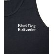 画像4: ROTTWEILER/2 LINE TANK TOP（BLACK） 【30%OFF】［タンクトップ-24春夏］ (4)